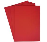 BCreativetolearn Cartoncino rosso scuro formato A2, 10 fogli da 180 g/m², sottile e grande cartoncino rosso per disegno, espositore, arte e cartoncino.