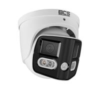 BCS BCS-L-PEIP2X4FCR2L2-Ai1 Telecamera Dome IP 8MP con Vista Panoramica e Tecnologia NightColor