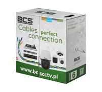BCS Cavo di Installazione in Rame CAT6 BCS-U/UTP-CAT6-PVC 305m 1000BaseT 250MHz