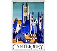 BCTS Canterbury - Targa decorativa per esterni, 20 x 30 cm