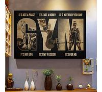 BCTS Gym It'S My Life Poster vintage con bilanciere, bodybuilder, palestra, palestra, sollevamento pesi e donne, decorazione divertente in metallo, 30,5 x 40,6 cm