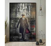 BCTS Peaky Blinders On A Gathering Storm Comes Handsome Man - Poster da parete in metallo, 20,3 x 30,5 cm
