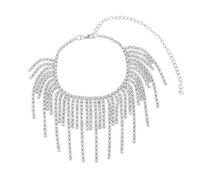 BCughia Cavigliera Acciaio Inossidabile Oro, Catena da Tennis con Zircone Cavigliera Donna Gioiello 26+10cm