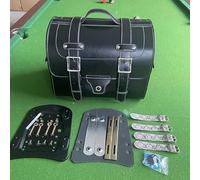 bcumst Borsa Porta Attrezzi Impermeabile Universale Per Scooter Per VESPA Grande Capacità 30 Litri Per Bagagli Da Viaggio Posteriori Accessori Moto Borse Moto(Nero)