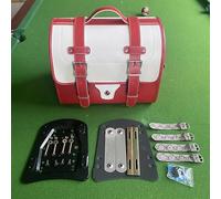 bcumst Borsa Porta Attrezzi Impermeabile Universale Per Scooter Per VESPA Grande Capacità 30 Litri Per Bagagli Da Viaggio Posteriori Accessori Moto Borse Moto(Red White)