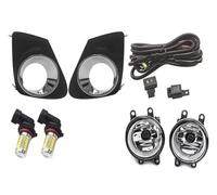 bcumst Faretti Fendinebbia Per Toyota Per Corolla 2011-2013 Fendinebbia Assemblea LED Alogena Lampada Della Nebbia Luce Griglia Di Copertura Interruttore Filo(1 set LED)