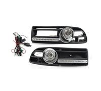 bcumst Faretti Fendinebbia Per VW Per Bora 99-04 2 Pezzi LED Con Cornice Fendinebbia Super Bright Professionale 1J5853665B 1J5853666B(WHITE)