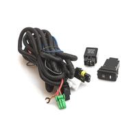bcumst Faretti Fendinebbia Per VW Per T5 Per Transporter Per Multivan Per Caravelle 2003-2010 Lampada Fendinebbia Grigia Griglia Kit Interruttore Cablaggio(Wires)