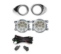 bcumst fari fendinebbia auto Per Ford Per Focus 3 2012 2013 2014 Griglia Copertura Cromata Per Fendinebbia Cornici Per Fendinebbia Cablaggio Fari Fendinebbia(Frame B LED wire)