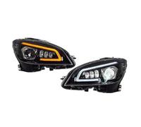 bcumst Faro principale auto Per Benz Per La Per W204 Per C200 C260 C63 2007-2011 Fari LED DRL Indicatori Direzione Lente Allo Xeno Luci Anteriori Fari Anteriori Auto(For original xenon)