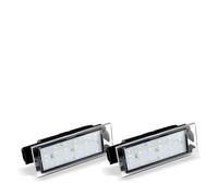 bcumst LED Luce Targa Per Clio Laguna 2 Per Megane 3 Twingo Master Vel Satis SMD3528 12v 2PC SWhite Numero LED Luce Targa