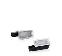 bcumst LED Luce Targa Per Volvo Per XC40 Per XC70 V60 S60 S80 V40 V40CC Lampade Vano Piedi Bianco 2 Pezzi Canbus LED Cortesia Tronco Boot Luce Porta Lampada