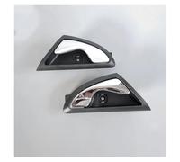bcumst Maniglie Interne Portiere Auto Per JAC J3 J3S J3 Per Torino 2009-2015 Grigia E Cromata Anteriore Sinistra Posteriore Destra Argentata Parti Ricambio Maniglie Interne Auto(Grey Rear left)