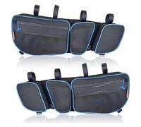 bcumst Per Can Am Per Maverick Per X3 2017 Per X3 Borse Da Porta Accessori UTV Borsa Organizer Anteriore Con Ginocchiera Rimovibile Borsa Da Porta Superiore Borse Moto(Blu)