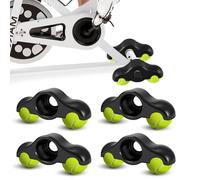 Bcuuozeeing Rocker Plate Feet - Set di 4 adattatori per il ciclismo indoor Cycling Snap Rocker Feet