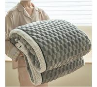 BCVPGF Coperta Multifunzionale Peluche della Tartaruga Dorata, Coperta Reversibile Spessa Vello Corallo, Invernale, Accogliente, Coperta Morbida Lancio per Divano, Divano, Scommessa,Gray-150 * 200cm