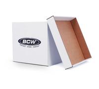 BCW 3 ct 33 RPM Vinyl Record Storage Box | Vinyl Record Holder | Record Holder for Album | Stackable Vinyl Record Storage Storage | LP Album Storage Organizer | Scatola per trasloco | 65-75 dischi