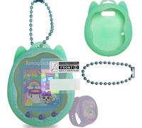 BCWEGION Custodia in silicone di ricambio per Tamagotchi Uni, pellicola protettiva per Tamagotchi Uni Band accessori per animali domestici (custodia in silicone turchese e pellicola protettiva)