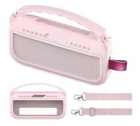 BCWEGION Custodia in silicone per altoparlante Bose SoundLink Flex 2. Custodia portatile morbida in silicone con moschettone e tracolla (custodia per Gen1/2, altoparlante non incluso)