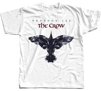BCXJWPYKR The Crow V2, Alex Proyas, Movie Poster 1994, T-Shirt (White)