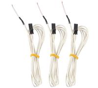 BCZAMD 3 PZ NTC 3950 100 K Termistore con 1 Metro di Cablaggio per EinsyRambo Mainboard Prusa i3 MK2S/MK3 Stampante 3D Heatbed o Hot End