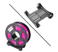 BCZAMD Accessori per stampante 3D, filamento largo, roll-off spool Holder Pulley Mount Rack Bracket Range regolabile: 0.9 - 4.5 in ruota a forma di U, denti per materiale 0.5 - 5 kg, PLA PETG TPU ABS