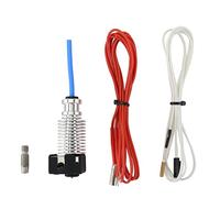 BCZAMD Kit di ricambio 3D Hotend Prusaa MK3 MK3S MK3S+ MMU2S Hotend assemblato stampante 3D inclusa ugello in ottone V6 Heatbreak Heatsink cartuccia termistore elemento riscaldante blocco tubo PTFE