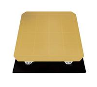 BCZAMD Piastra per stampante 3D, 220 x 220 mm, lama in acciaio con taglio angolare e base di fissaggio magnetico PEI B, per Anycub Mega/S Ane A8 Wanhao, moltiplicatore i3 Monopri Make