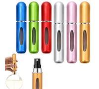 BCZR 6 Pezzi Porta Profumo da Viaggio 5ml+10ml- Mini Atomizzatore Profumo, Boccetta Profumo Ricaricabile Anti-Perdite, Buono per viaggi