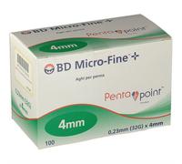 Bd - Ago Penna Per Insulina Penta G32 4 Mm Confezione 100 Pezzi (Confezione Danneggiata)