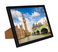 BD ART Cornice portafoto 20 x 25 cm, colore nero, con plexi in legno MDF, moderna cornice da appendere alla parete o da posizionare su un armadio