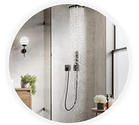 BD ART Specchio da Bagno LED LUNA 70 cm Rotondo, Specchio da Parete per Bagno con Illuminazione, Luce di Colore neutro 4200K, IP44