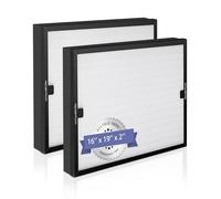 BD-AS-550 Air Scrubber Stage 2 Filtro di ricambio compatibile con purificatore d'aria BlueDri, VEVOR e Dri-Eaz, filtro True HEPA H13 da 40,6 x 48,3 x 5,1 cm (confezione da 2)