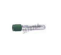 BD Medical 367876 - Tubo in PET per l'analisi del plasma, tappo verde, etichetta per carta, diametro 13 mm, lunghezza 100 mm, 6 ml, confezione da 100