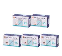 BD Micro-Fine™ + 0,5 ml 0,33 mm (29G) x 12,7 mm 5x30 pz Siringhe