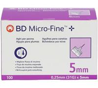 Becton Dickinson MicroFine Ago G31 5mm, 100 pezzi