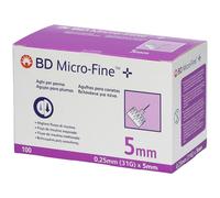 BD Micro-Fine™+ Aghi per Penna 0,25 mm 31G x 5 mm 100 pz Ago per iniez