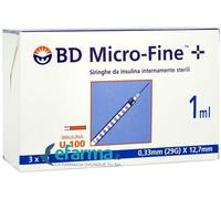Bd micro-fine BD Micro fine Siringa Per Insulina 1ml 29g 7mm 30 pezzi