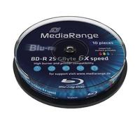 30 MEDIARANGE Blu ray BD-R 25GB 6X FULL PRINTABLE cake 10 PRINT INKJET mr500