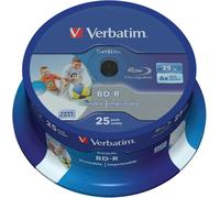 BD-R Blu Ray SL Datalife Type 25GB 6X Printable Stampabili Campana Da 25 Pezzi