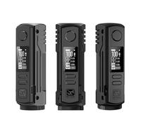 BD Vape Rayden 100 Mod 5-100 W Box Vape (Nero) Schermo da 0,96'' 5 temi interfaccia utente | Cursore di blocco | Modalità Power/Bypass | Batteria 18650/21700 [Esclusa] Originale - No Nicotine