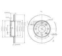 BD1011 Disco freno Trevi Automotive