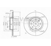 BD1016 Disco freno Trevi Automotive