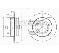 BD1020 Disco freno Trevi Automotive