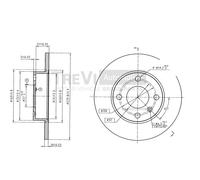 BD1034 Disco freno Trevi Automotive