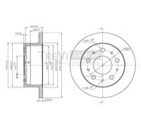 BD1042 Disco freno Trevi Automotive