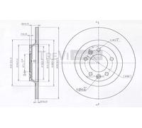 BD1047 Disco freno Trevi Automotive