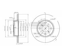 BD1048 Disco freno Trevi Automotive