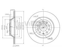BD1049 Disco freno Trevi Automotive