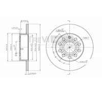 BD1056 Disco freno Trevi Automotive